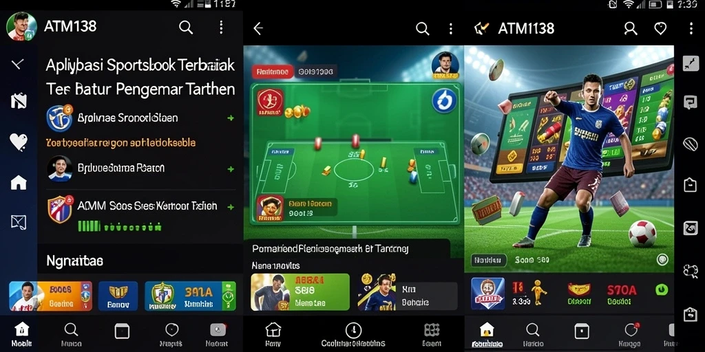 Tampilan gameplay seru dari aplikasi Sportsbook ATM138.
