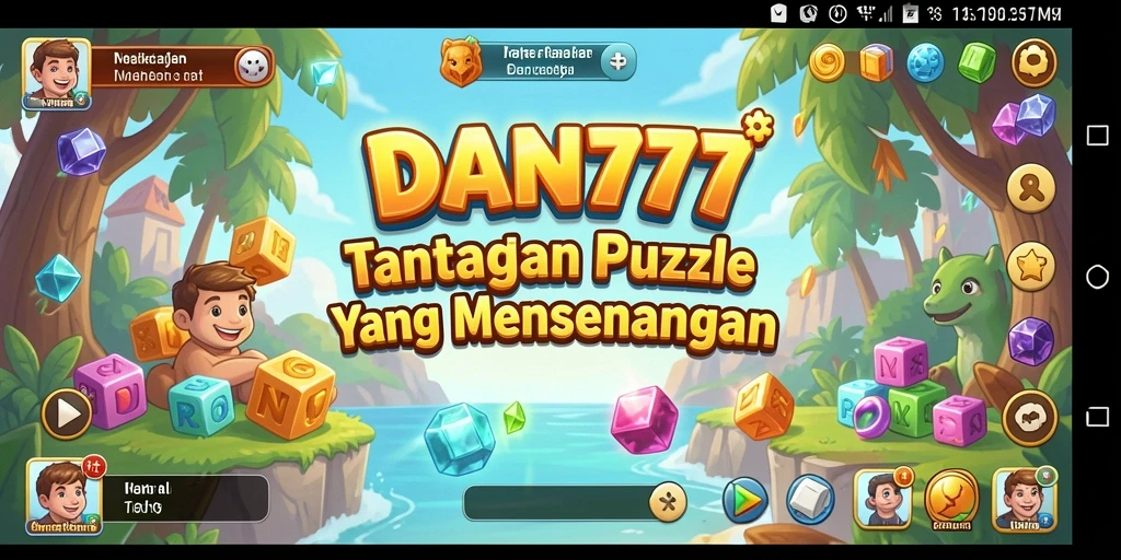 Tampilan gameplay utama DAN777 dengan berbagai teka-teki menarik.