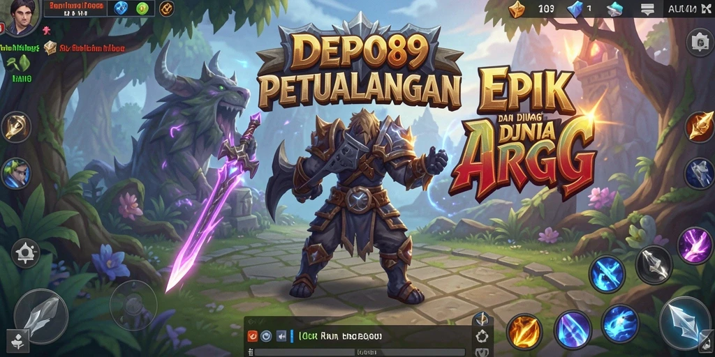 Menampilkan aksi seru dalam dunia fantasi DEPO89.