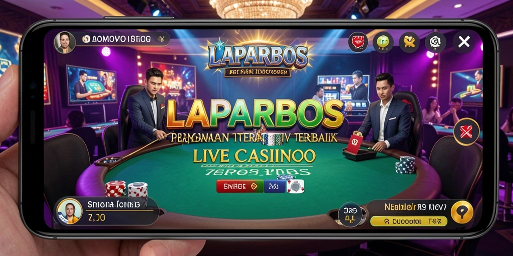 Tampilan gameplay seru di LAPARBOS Live Casino.