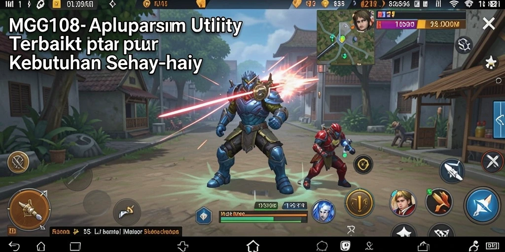 Tampilan antarmuka MG108 yang modern dan fungsional.