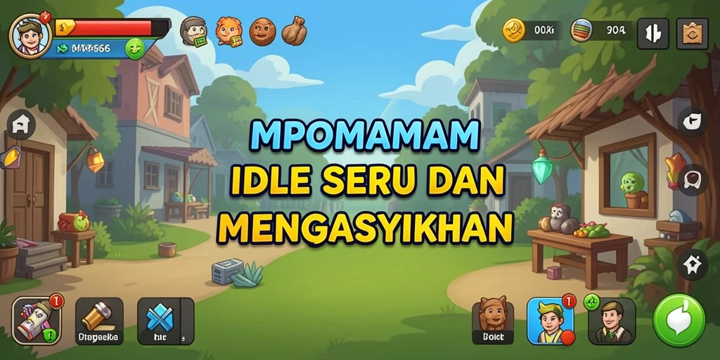 Tangkapan layar menunjukkan gameplay menyenangkan dari MPO666 dengan elemen Idle.