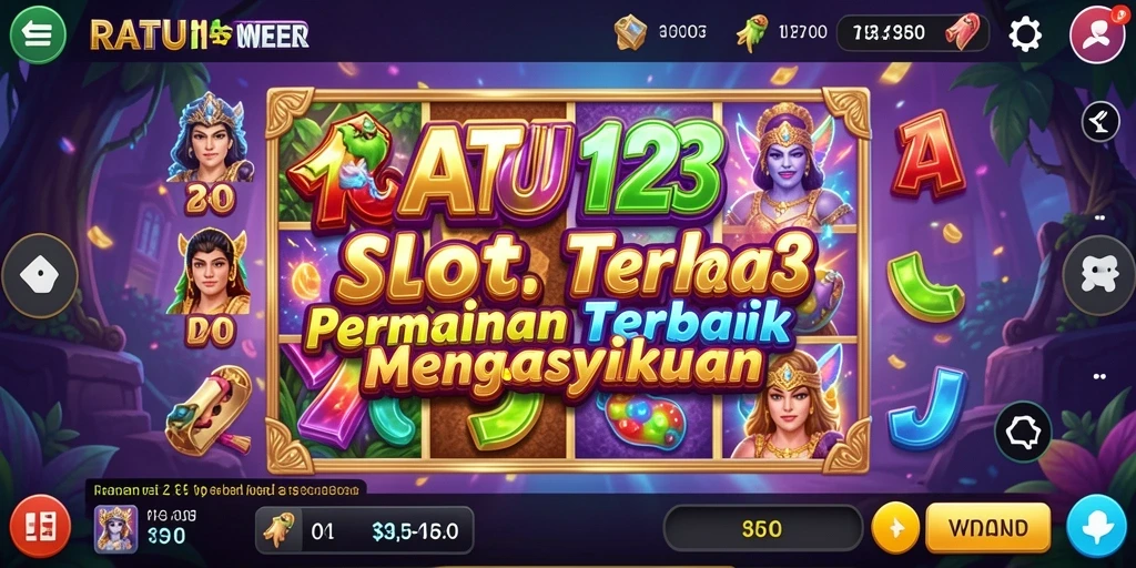 Tampilan screenshot gameplay Slot yang menegangkan di RATU123.