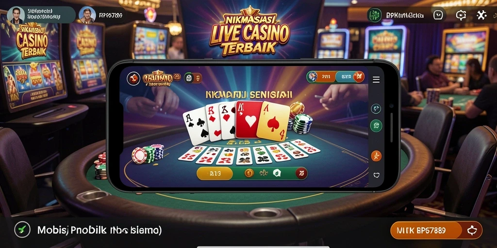 Screenshot gameplay Live Casino RP6789 yang menarik dan interaktif.