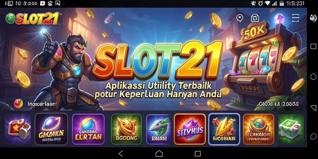 Tampilan utama SLOT21 dengan fitur pengingat dan pengelolaan tugas.