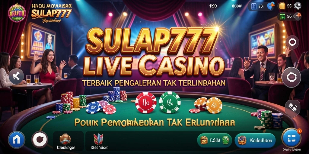 Tampilan gameplay Live Casino yang seru dan interaktif di SULAP777.