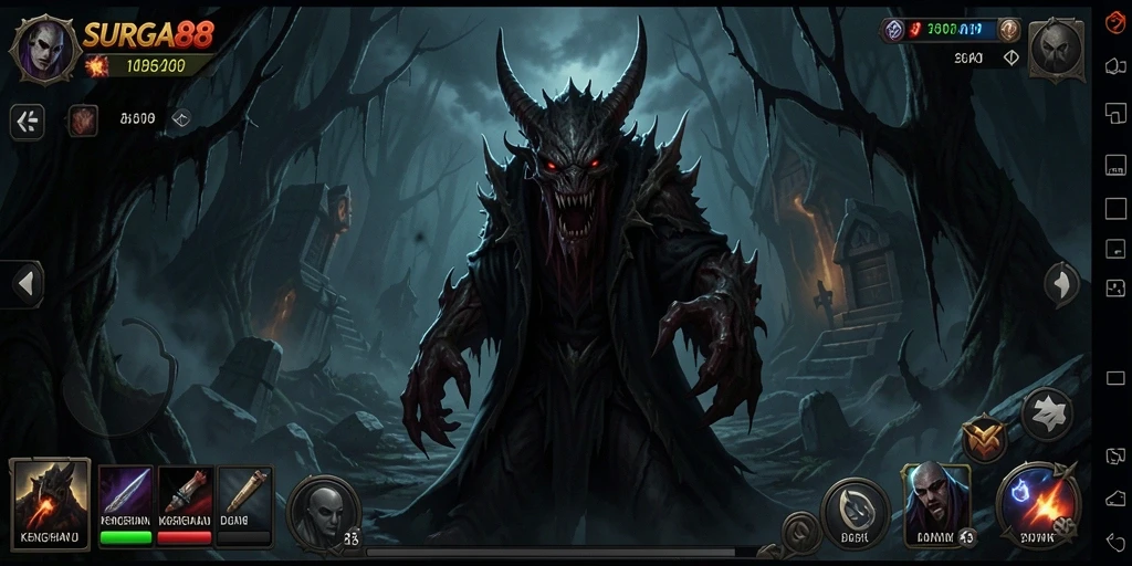 Gameplay SURGA88 yang menegangkan dan menyeramkan.