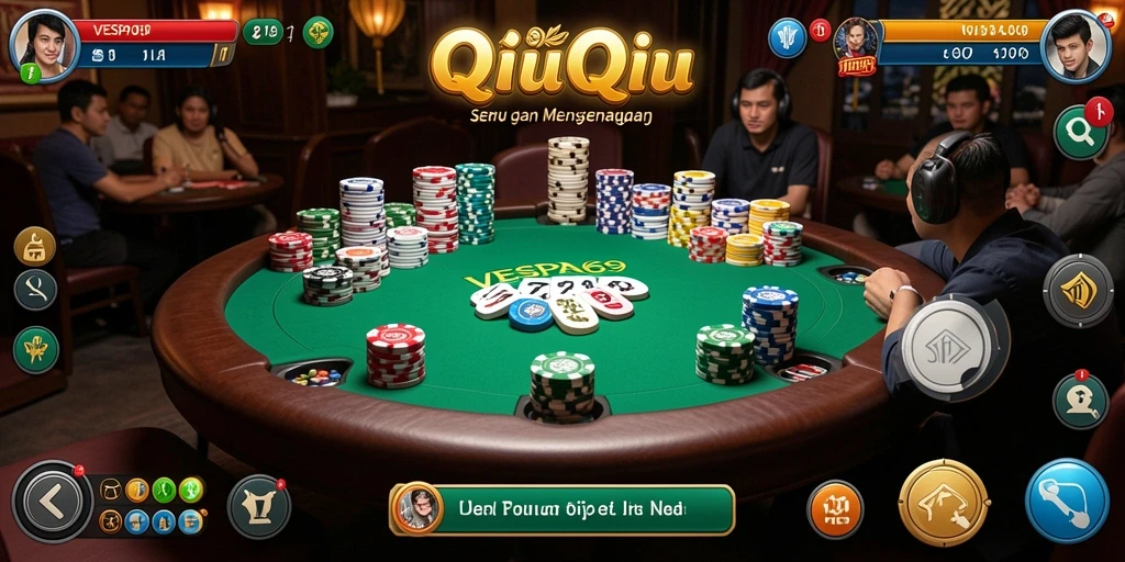Screenshot gameplay VESPA69 yang menarik saat bermain QiuQiu.